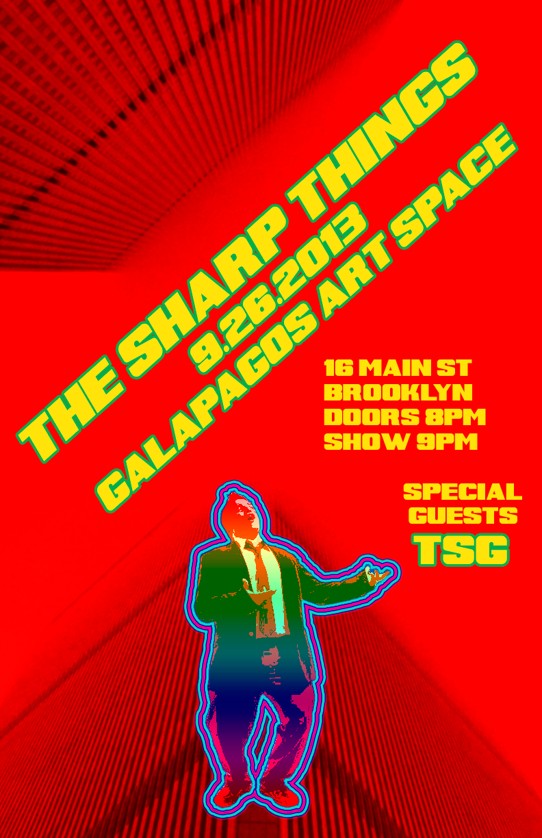 The Sharp Things Concert at Galapagos Art Space, 9/26/13