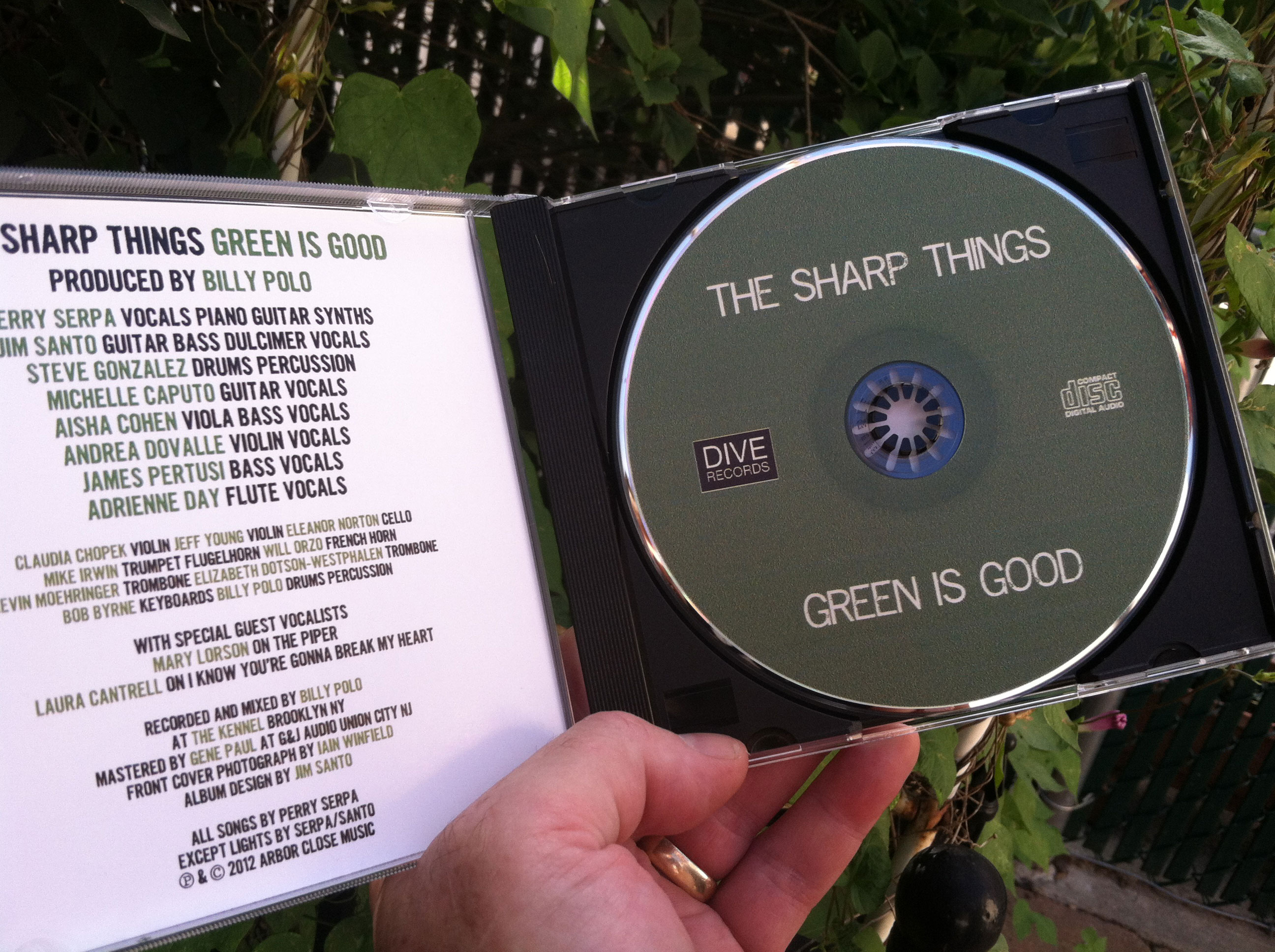 The Green Is Good CD inside