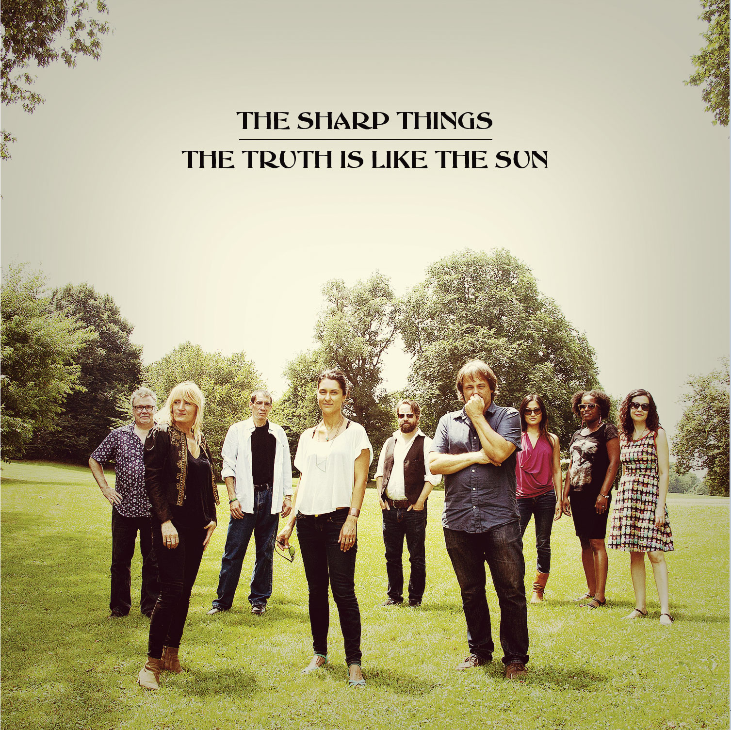 The Sharp Things, The Truth Is Like The Sun album cover [front]